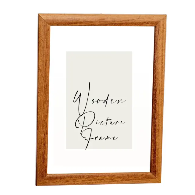κορνίζα ξύλινη για πτυχίο δίπλωμα κ.λ.π 21X 29,7cm - Α4 χρώμα καφέ Κ41/040 2