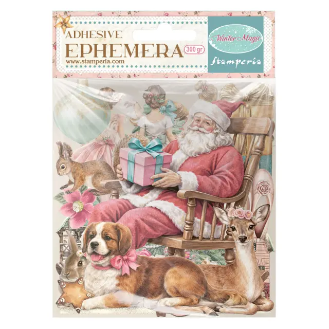 Αυτοκόλλητα Die Cuts-Ephemera Stamperia, Winter Magic