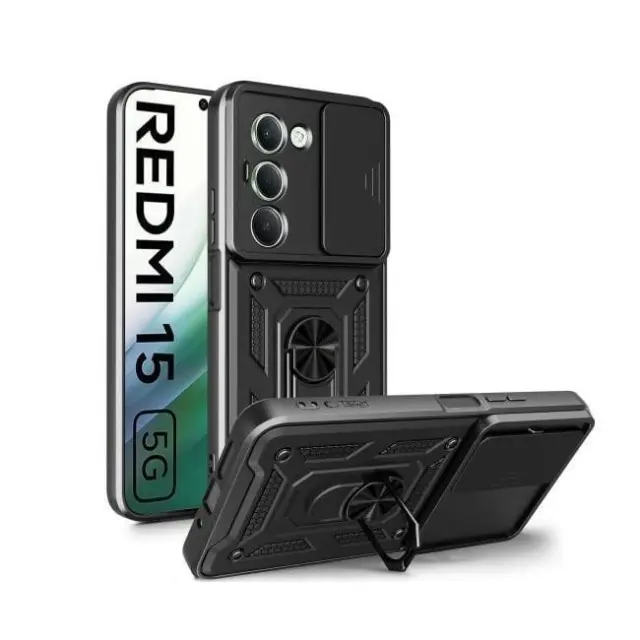 Tech-Protect Θήκη Κινητού Redmi 15 4G / 5G Camshield Pro Black