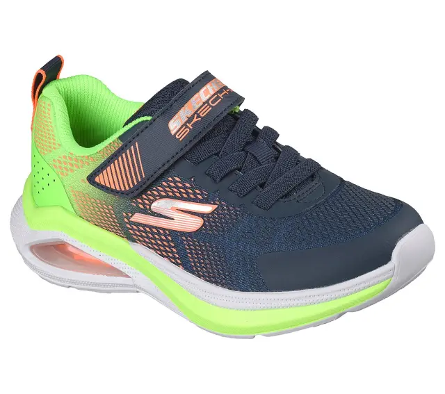 Skechers Microspec Max Velocity παιδικά αθλητικά απούτσια για αγόρι 404110L_NVLM-1 2