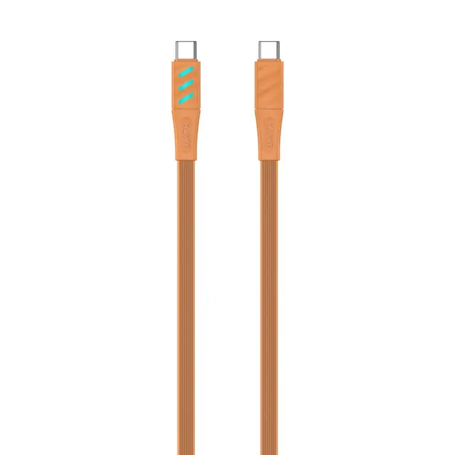 Havit CB6254 - USB Type C to USB Type C charging cable, 1 m (orange)