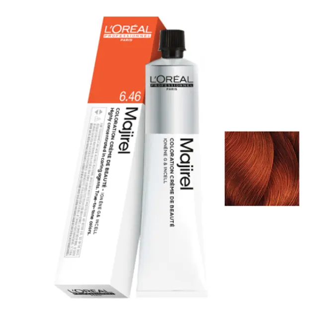 L’Oréal Professionnel Majirouge Για Έντονο Κόκκινο 50 ml 6,46-Ξανθό Σκούρο Χάλκινο Κόκκινο