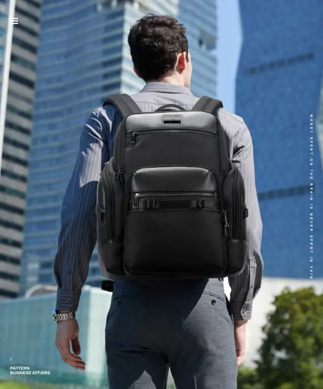 Backpack 26L Laptop 15,6 Bopai 61-126261 μαύρο - One Size 3