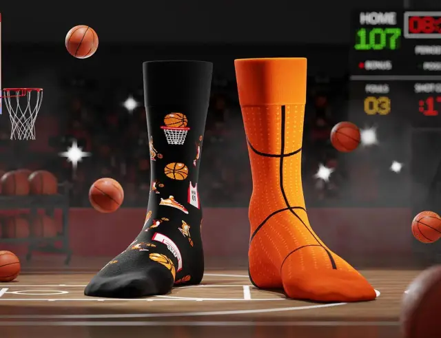 Κάλτσες Slam Dunk Many Mornings με μέγεθος 43-46 - ΕνηλίκωνSlam Dunk Regular 43-46 2