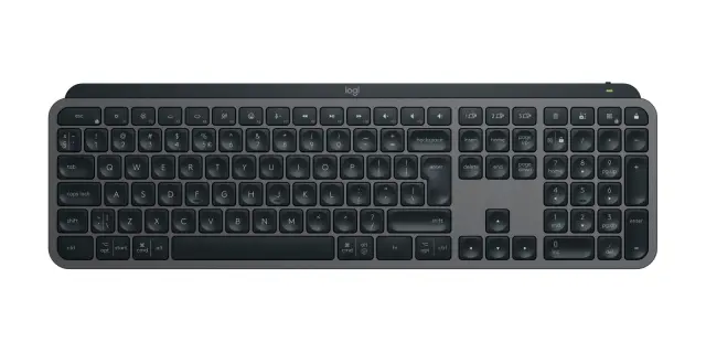 Logitech Master MX Keys Combo for Bussiness keyboard Mouse included Office RF Wireless + Bluetooth QWERTY US International Graphite