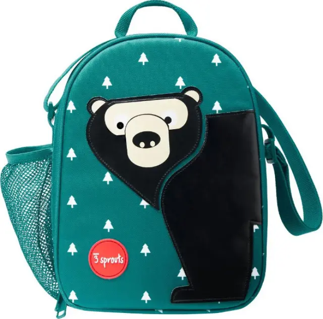 3 Sprouts Ισοθερμικό Τσαντάκι Φαγητού Bear Teal - 0812895000801 - 0907-ILUBEA