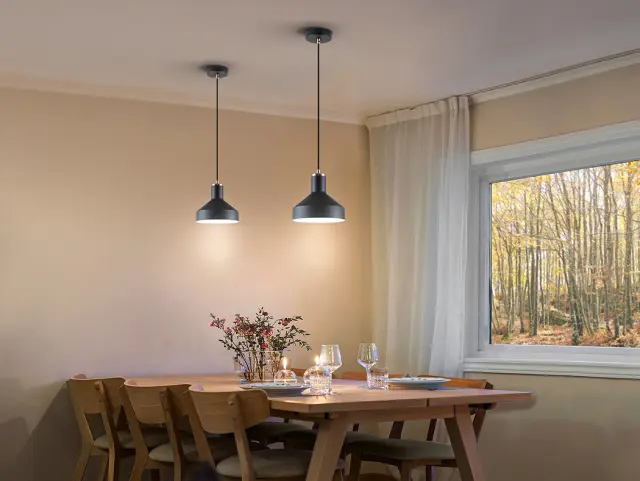 Κρεμαστό φωτιστικό Irias black copper E27 – μοντέρνο μεταλλικό φωτιστικό Μαύρο Σατινέ ορείχαλκος Χάλκινο 3