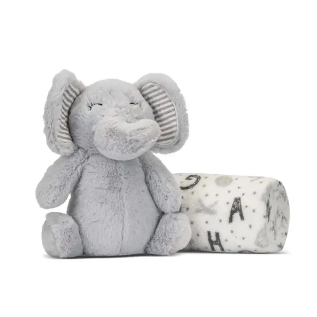 Lorelli Σετ Δώρου Κουβέρτα Αγκαλιάς 75*90cm Grey Elephant 10340182503