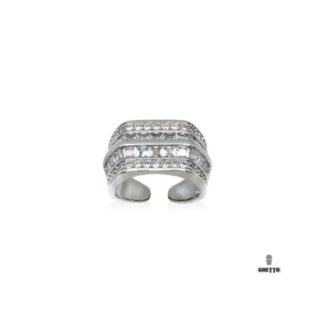 GHETTO Ice Ring | Adjustable Luxury Street Ring