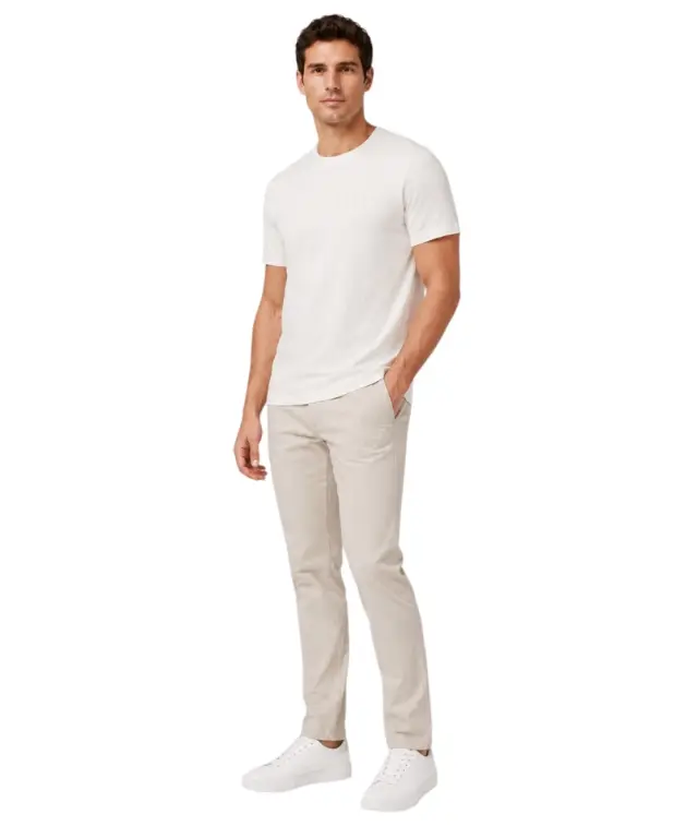 Coveri Moving - Ανδρικό Κοντομάνικο Μπλουζάκι T-Shirt TJ5015-BIANCO Λευκό 2