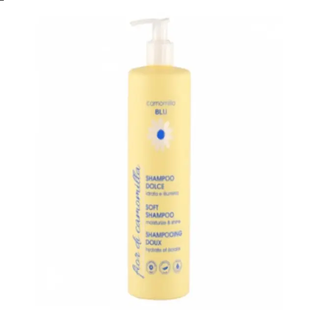 CAMOMILLA BLU Fior di Camomilla Soft Shampoo Απαλό Σαμπουάν Mαλλιών για Eνυδάτωση & Λάμψη, 500ml