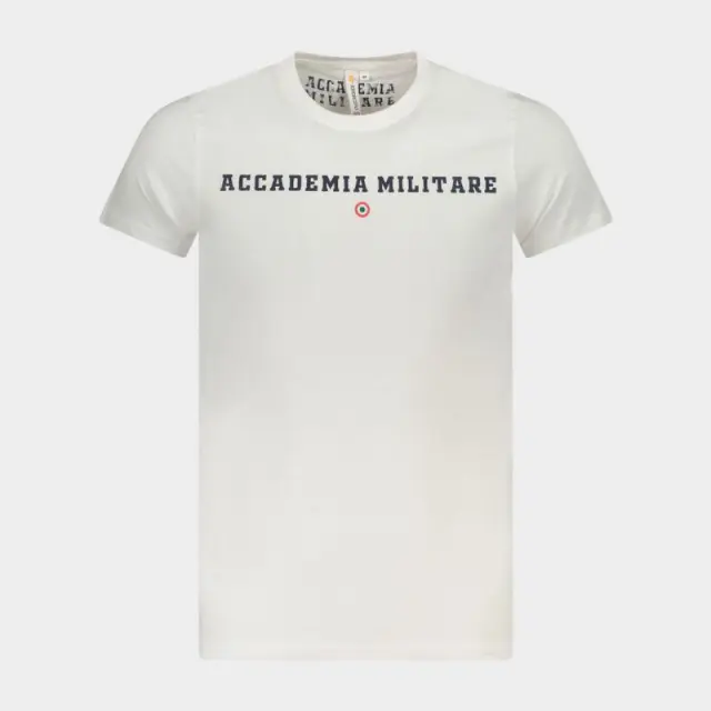 T-Shirt Military Academy S5S641-5586_BI001 Λευκό - 2XL