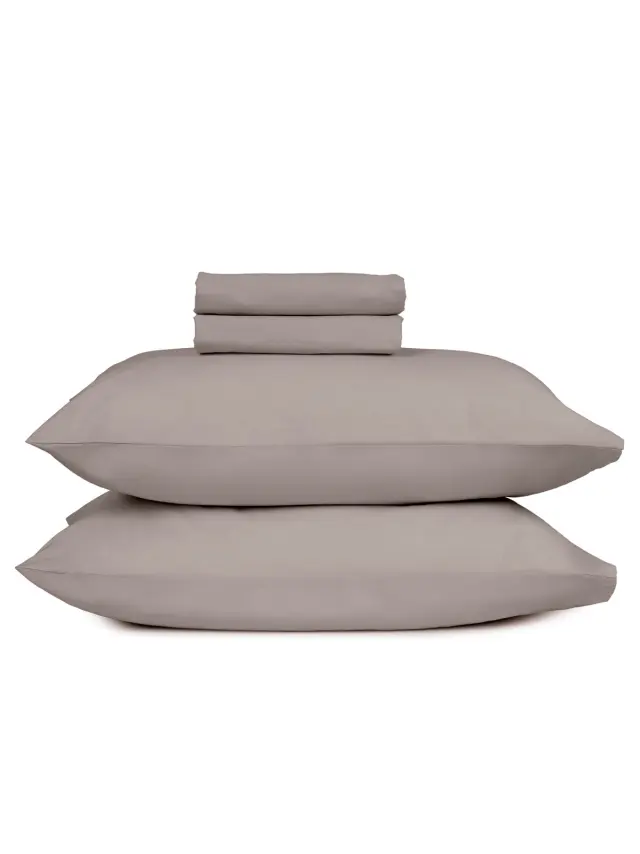 Μαξιλαροθήκες Cotton Feelings 106 Light Grey 50x70 Sunshine