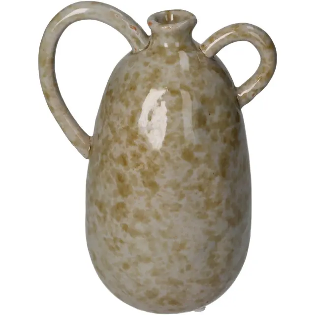 Βάζο Καφέ Κεραμικό 15.6x11x19.8cm