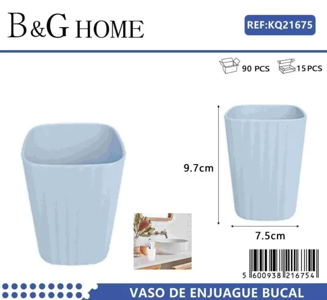 Θήκες οδοντόβουρτσας πλαστικές σε σετ 5Χ - Light Blue - 21675 2