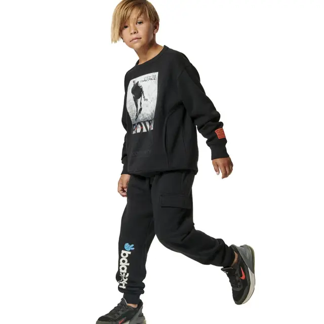 Body Action Jogging ΠΑΙΔΙΚΟ ΠΑΝΤΕΛΟΝΙ (024405-01-Black) - Μαύρο 2