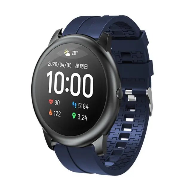 Λουράκι Σιλικόνης Για Huawei GT2/GT3 (Fits All 22mm)-Dark Blue OEM 2
