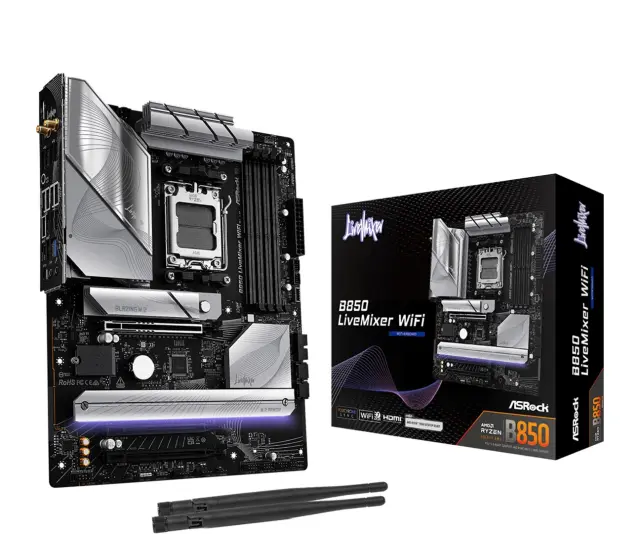 Asrock B850 LiveMixer WiFi AMD B850 Socket AM5 ATX