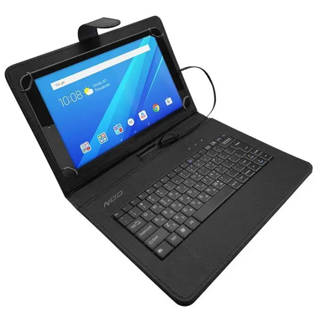 Universal θήκη προστασίας, για tablet 10.1\", με ενσωματωμένο πληκτρολόγιο (ελληνικό / αγγλικό layout).