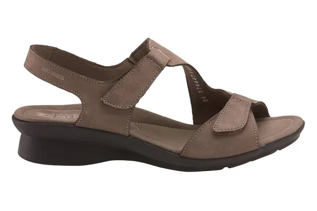Mephisto Πέδιλα Γυναικείο δέρμα Nubuck Γκρί MEP/PARIS PEWTER - 41 3