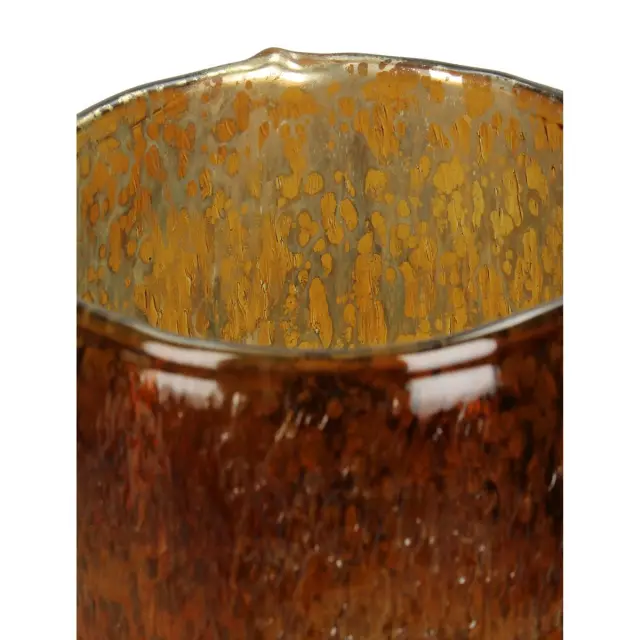 Κηροπήγιο Amber Γυαλί 14x14x25cm 3