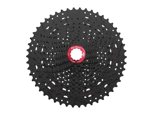 ΚΑΣΕΤΑ SUNRACE CSMZ90 11-50T 12 ΤΑΧΥΤΗΤΩΝ CHROME BLACK