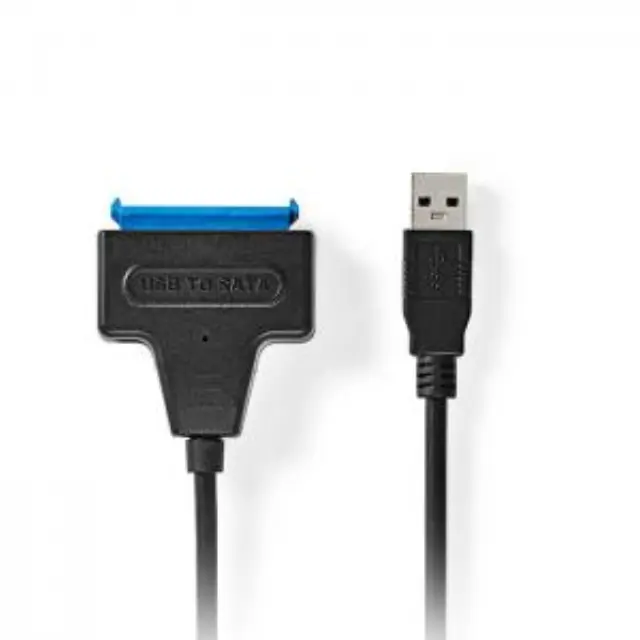 Καλώδιο - αντάπτορας USB 3.2 Gen 1x1 Type Α αρσ. - SATA 22-pin, για τη σύνδεση σκληρών δίσκων HDD / SSD 2.5\", 0.30m. 3