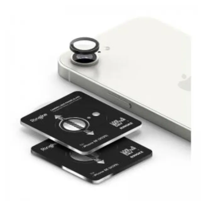 Tempered Glass Full Face Ringke για Τζαμάκι Κάμερας Apple iPhone 16e Μαύρο (2 τεμ.) N67638 3