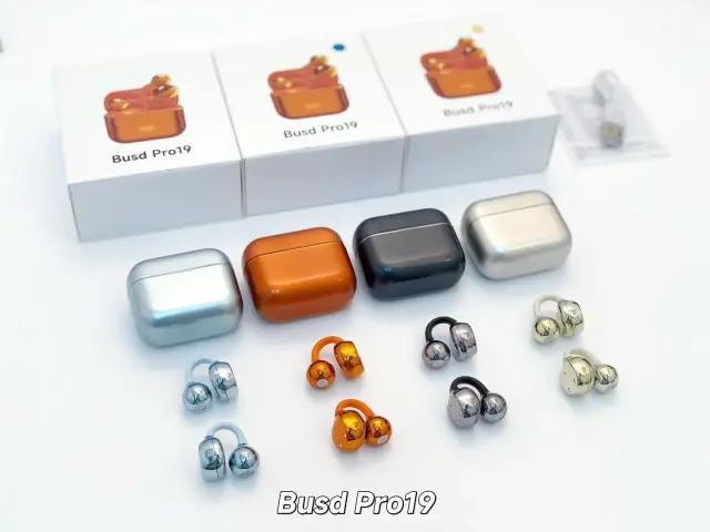 Busd Ai Pro19 Bluetooth Earbuds Wireless Earclip Headphones with Ergonomic Open-Ear Fit OEM Μαύρο 2
