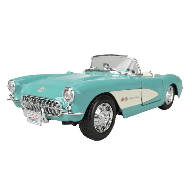 Maisto 1:24 SP. ED. 1957 Chevrolet Corvette Turquoise (48/31275)