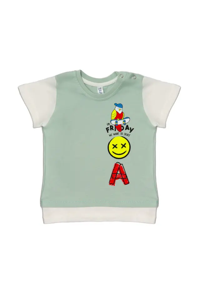 T-Shirt Baby On Friday Φιστικί