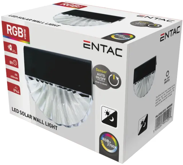 Entac Ηλιακός Προβολέας Τοίχου WW+RGB 15.007.0261 2
