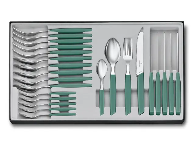 Σετ Μαχαιροπίρουνα Victorinox Swiss Modern - Green - 24 τεμάχια6.9096.11W43.24 3