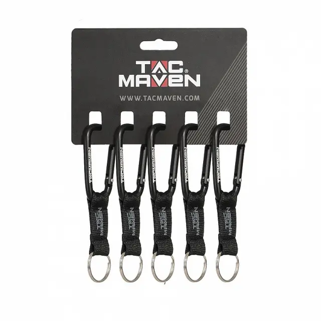 TAC MAVEN Carabiner 7mm-Carabiner από Ελαφρύ Αλουμίνιο 7mm - 01-Black-Μαύρο