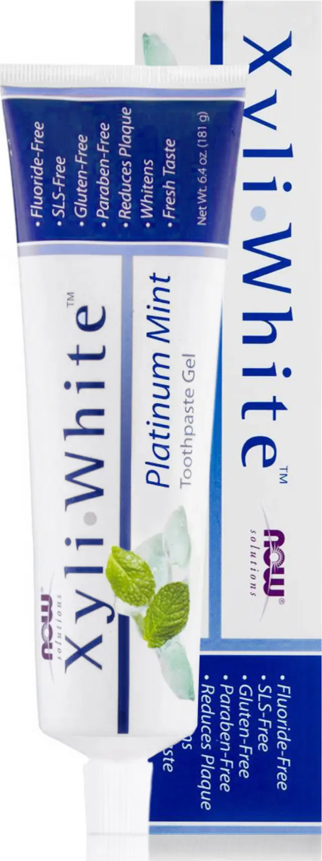 Now Foods XyliWhite Platinum Mint Toothpaste Gel with Baking Soda