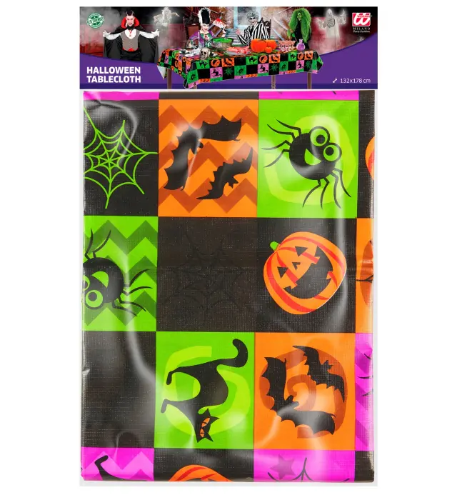 Αποκριάτικο Διακοσμητικό Τραπεζομάντηλο Halloween 132εκ x 178εκ (Widmann) (W-51940) 2