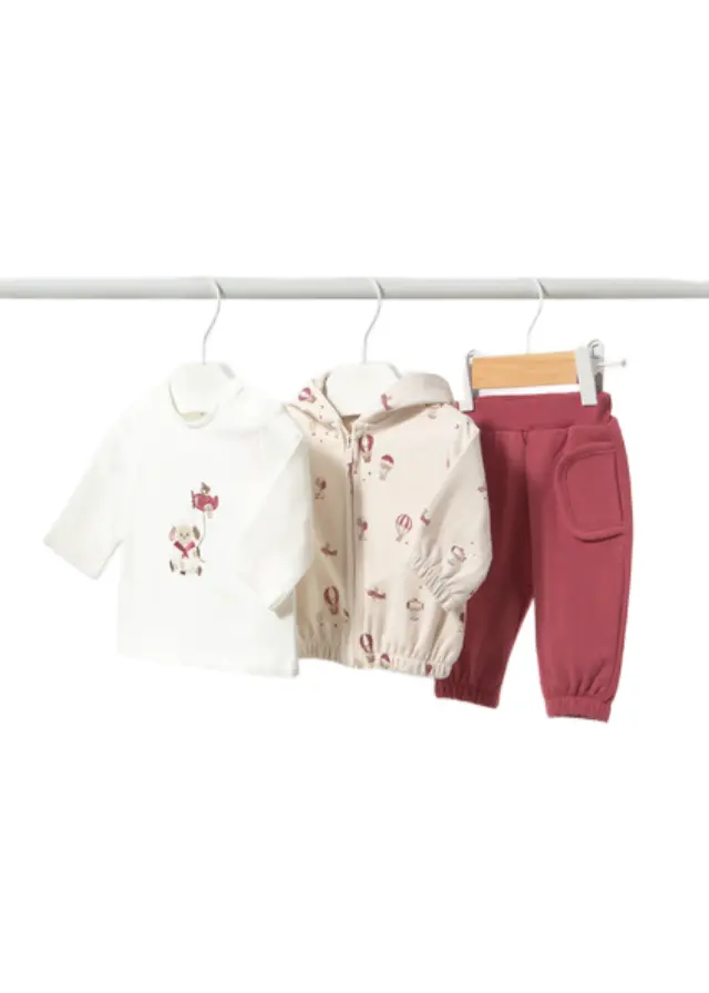Mayoral Newborn βρεφική φόρμα 3τμχ για αγοράκι 16-02671-2
