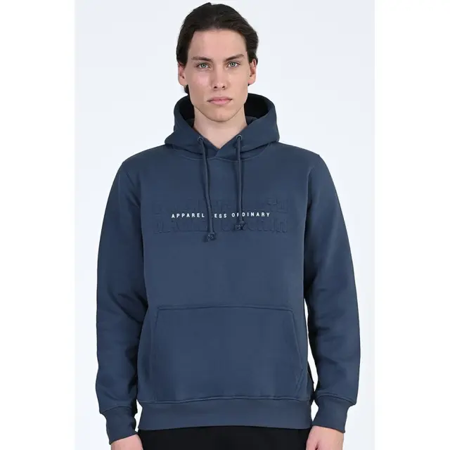 Magnetic North Hoodie 3d Apparel Ordinary (24005-Midnight Blue) - Μπλέ