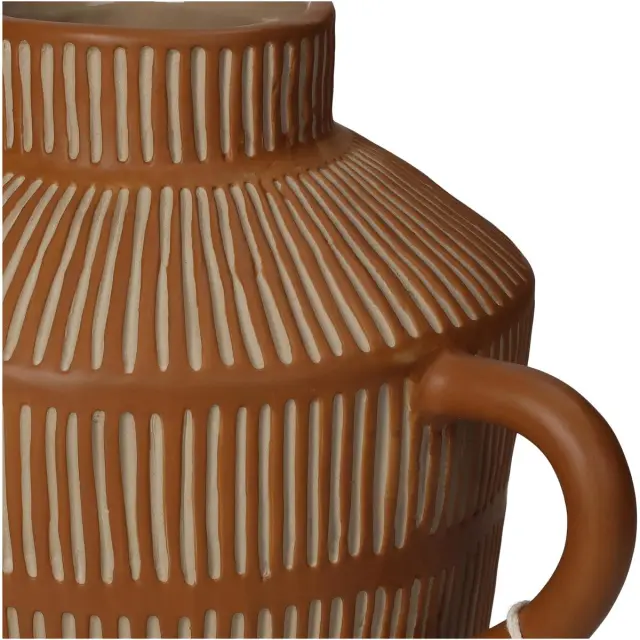 Βάζο Καφέ Κεραμικό 18.4x14.8x17.9cm 3