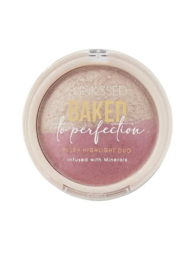 Sunkissed Shimmer Duo Highlighter and Shimmering Powder Compact