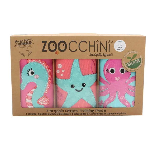 Zoocchini Παιδικό Σετ με πάνες-Βρακάκια πλενόμενα ZOO13012 - 3-4Ε