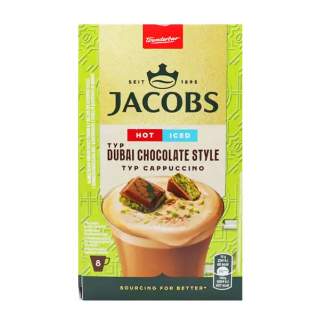 Jacobs Sticks Iced Cappuccino 8τεμ.x15g Dubai Chocolate