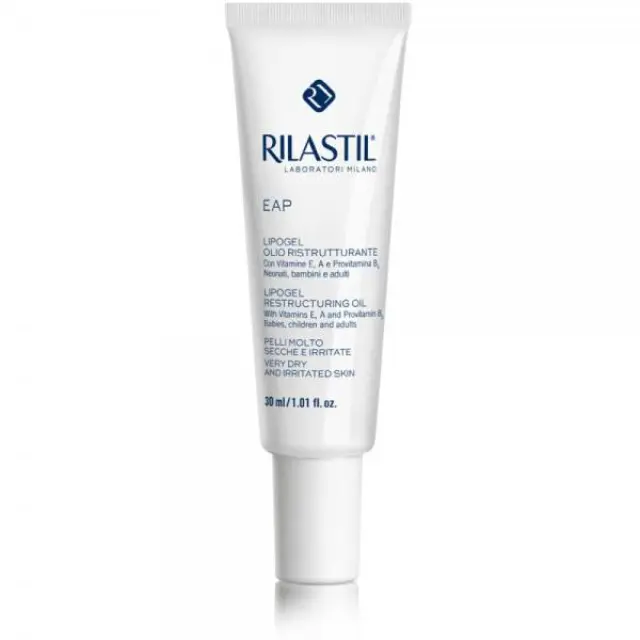 Rilastil EAP Lipogel Restructuring Oil Λάδι Ανάπλασης σε μορφή γέλης για την πολύ ξηρή + ευερέθιστη επιδερμίδα, 30ml