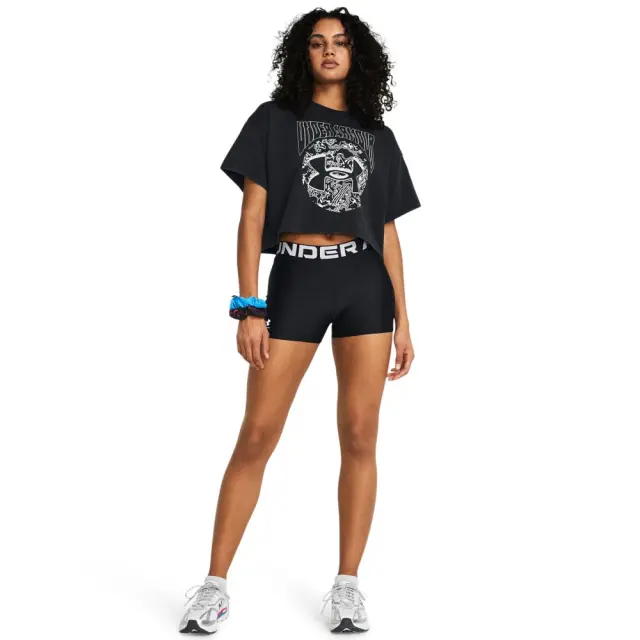Under Armour Women's HeatGear Authentics Shorty Tight Μαύρο 1383629-001 (Under Armour) - Large 2
