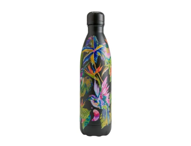 Μπουκάλι Θερμός Tropical Chilly's με χωρητικότητα 500ml και διατήρηση θερμοκρασίας 12h ζεστό / 24h κρύο - Midnight Jungle