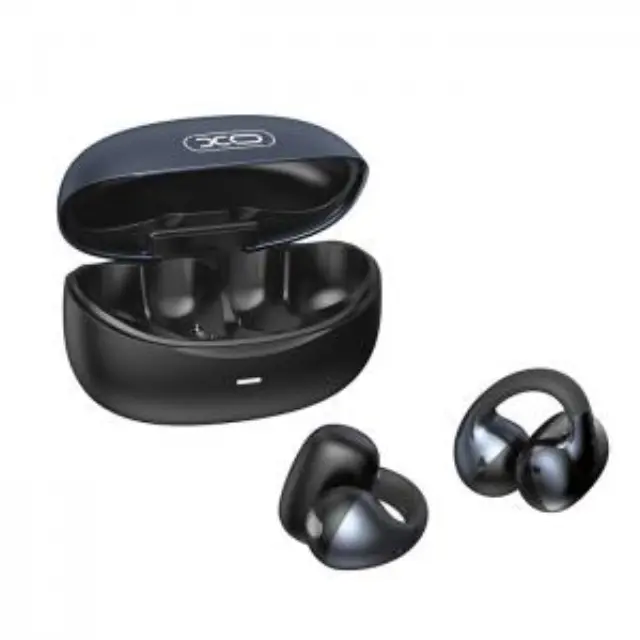 Open-ear Bluetooth ακουστικά handsfree με θήκη φόρτισης, σε μαύρο χρώμα 2