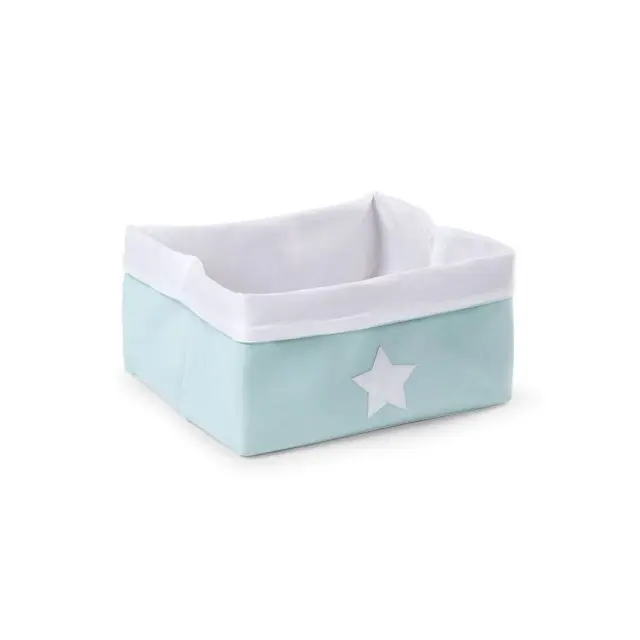 Καλάθι Αποθήκευσης ChildHome Mint White BR72382 40x30x20