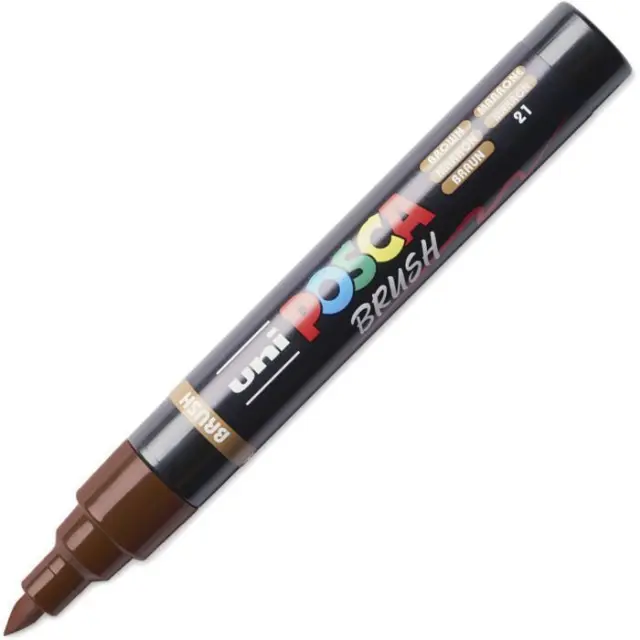 Posca Μαρκαδόρος Σχεδίου PC-5BR BROWN