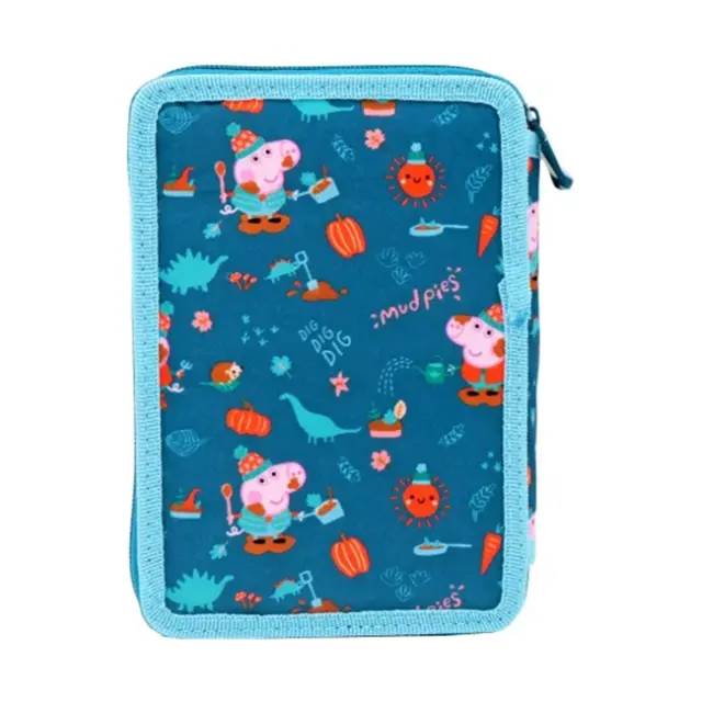 Must George Pig Σχολική Κασετίνα Διπλή 15x21x5εκ/ 0482703 (Must) 2
