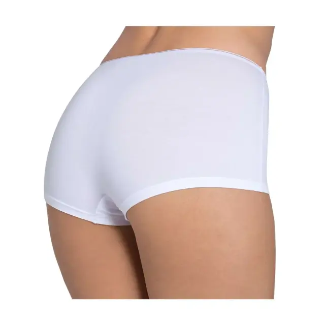 Sloggi Γυναικείο Εσώρουχο Feel Sensational Short 02, Χρώμα Λευκό 2